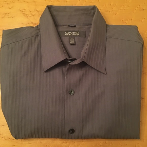 KENNETH COLE REACTION Long Sleeve Dress Shirt. L 16 1/2 34-35 - Picture 14 of 14